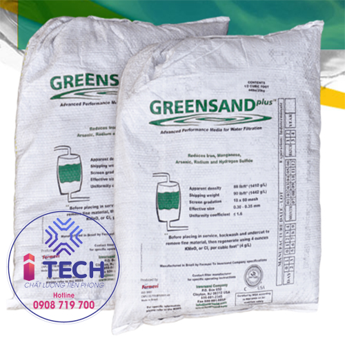 Greedsand Plus loại bỏ sắt mangan asen chất phóng xạ Radium